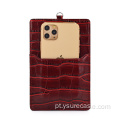 Ysure Leather Jersey Back Clip Credit Card Card Titular